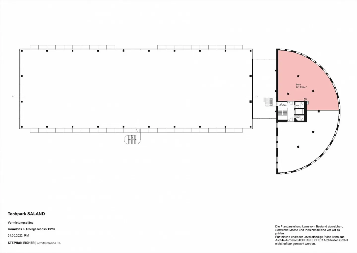 Attraktive Bürofläche im Techpark Saland zu vermieten - Foto 4 von 4