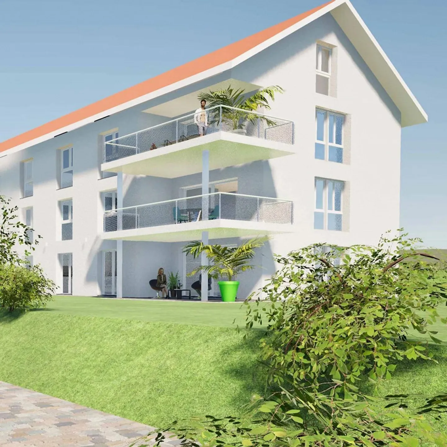 Modern 4.5 Room Apartment 2nd Floor in a Quiet Location in Lommiswil - First Rental - Photo 1 of 11