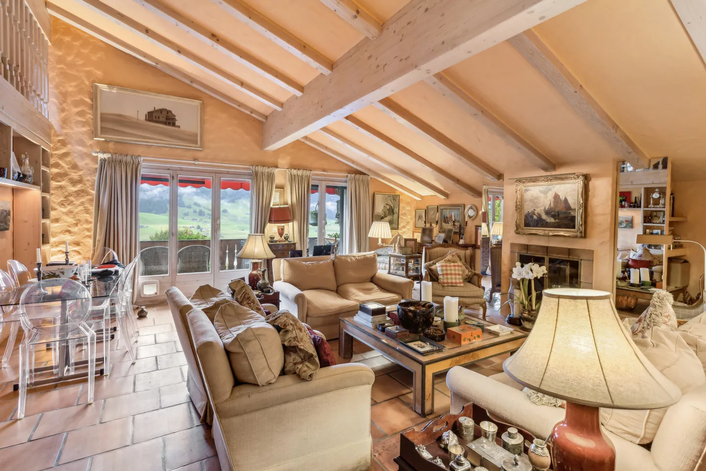 Accogliente appartamento duplex a Château-d'Oex con camino - Foto 4 di 11