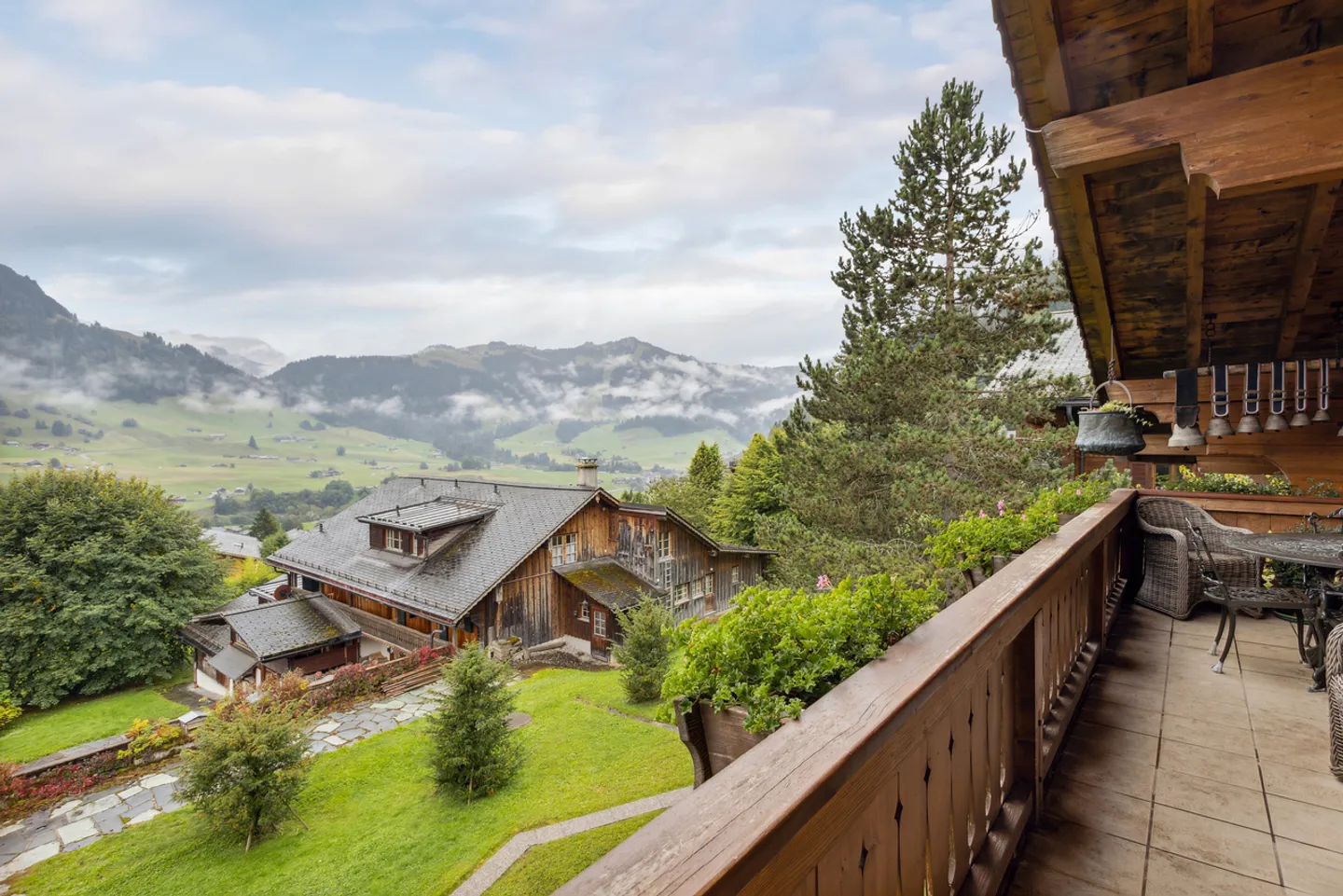 Accogliente appartamento duplex a Château-d'Oex con camino - Foto 2 di 11