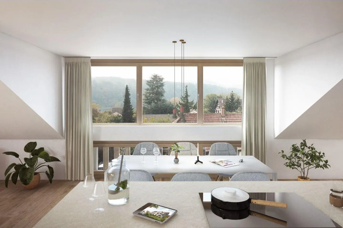 Esclusivo appartamento attico di 4,5 stanze con vista sul Reno - Foto 1 di 6