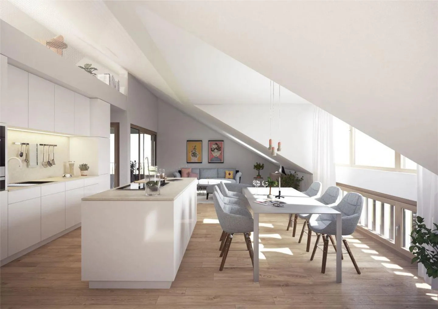 Esclusivo appartamento attico di 4,5 stanze con vista sul Reno - Foto 2 di 6