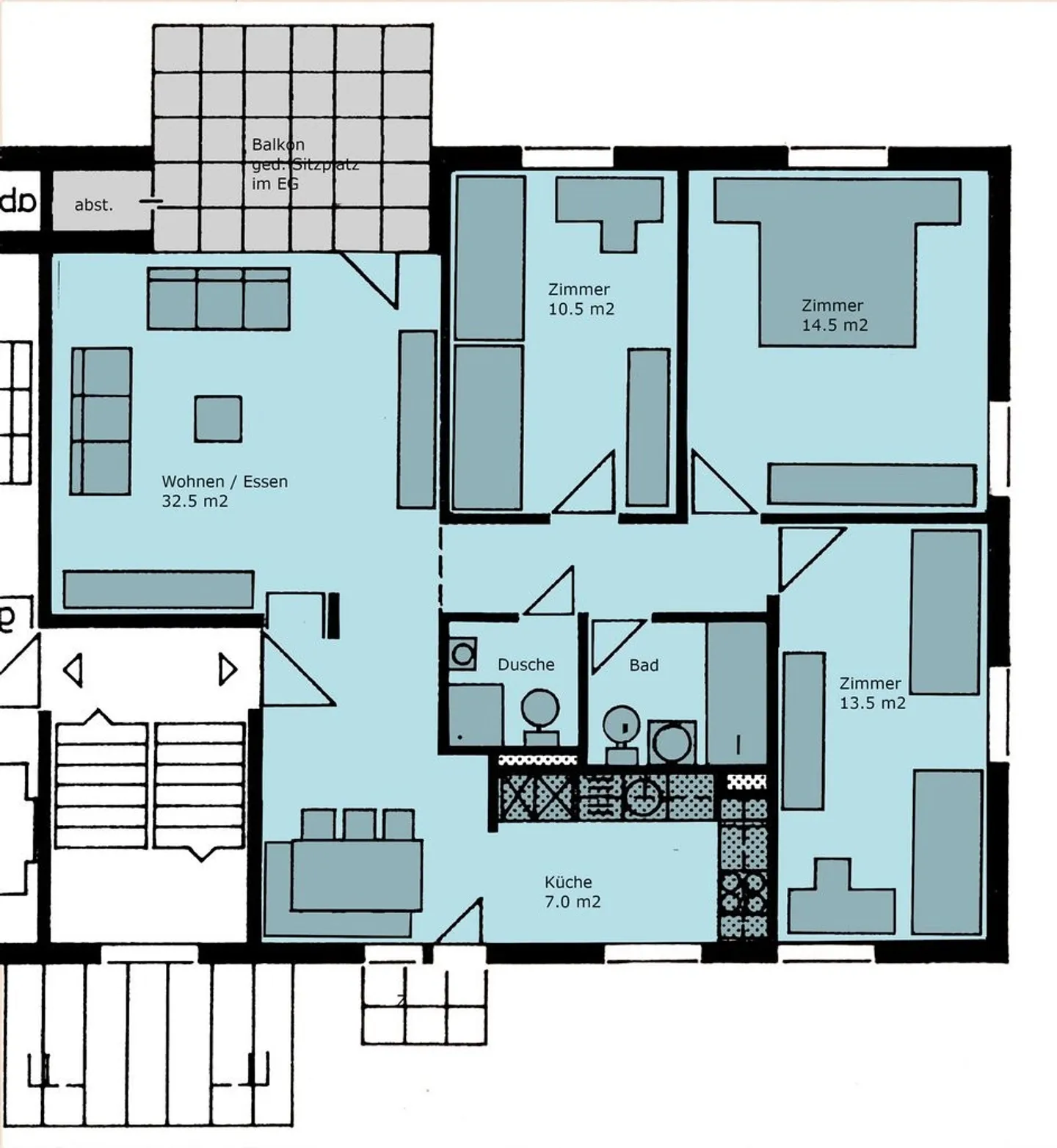 Gemütliche 4.5-Zimmerwohnung - Foto 11 von 12