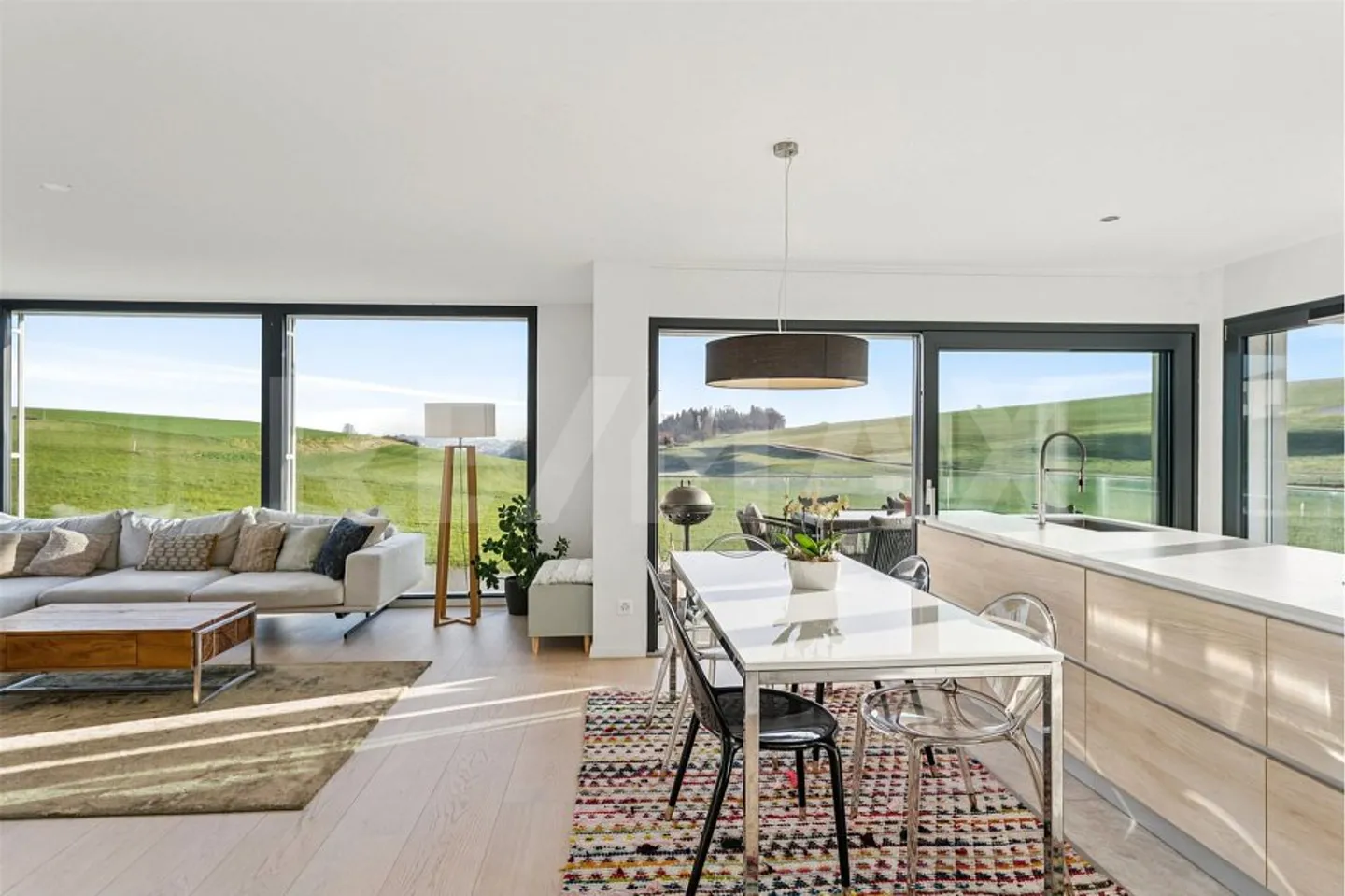 Magnifico appartamento di 4,5 stanze a Orsonnens (FR) con vista libera - Foto 1 di 13