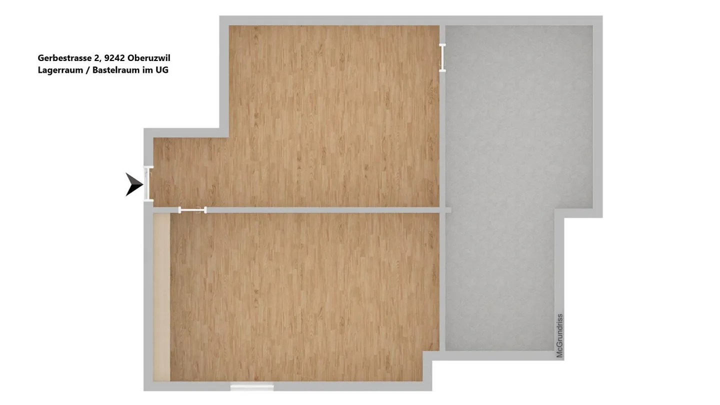 Grand espace de loisirs avec trois pièces séparées - utilisation polyvalente - Photo 5 sur 5