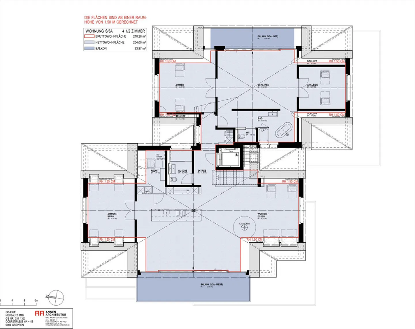 Geräumige Dachwohnung mit Seesicht - Foto 11 von 11