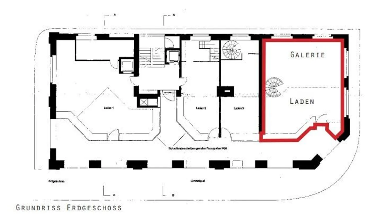 Negozio in posizione centrale privilegiata al Limmatquai 62 - Foto 8 di 9