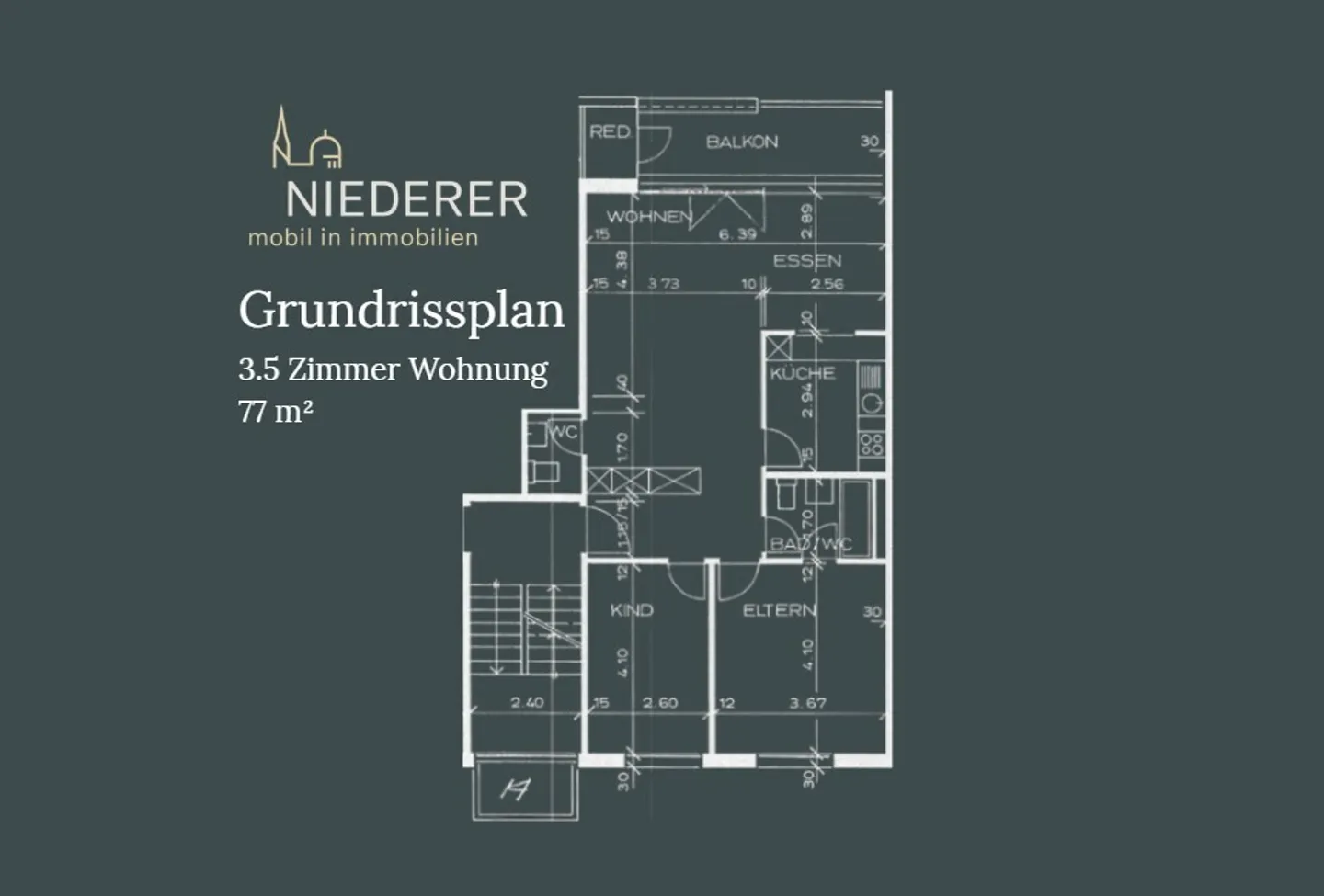 3.5-room apartments in Oberburg – quiet, solid, valuable - Photo 1 of 8