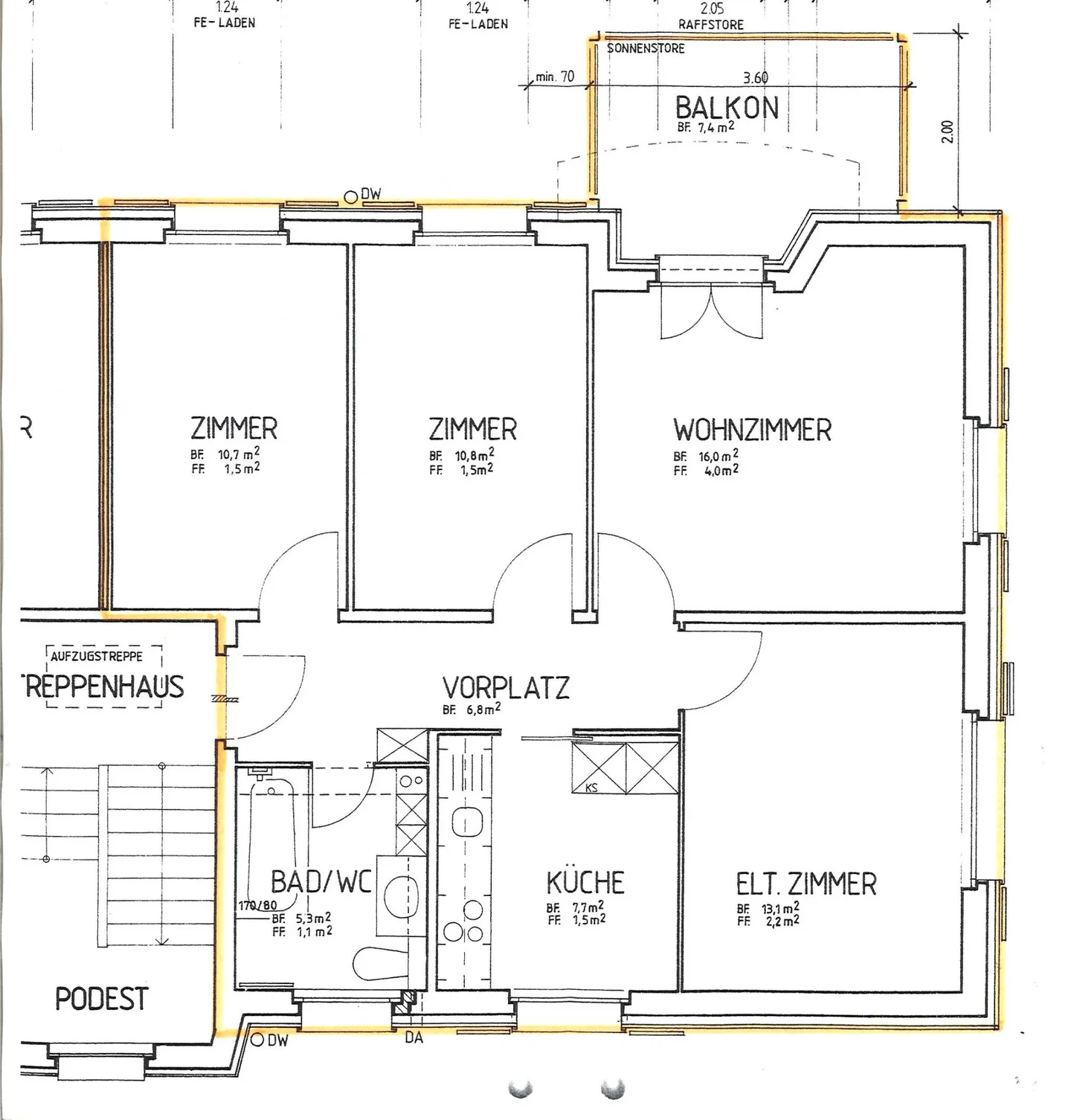 4 Room Family Apartment - Photo 8 of 8