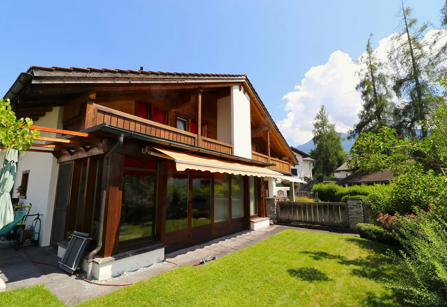 Charming two-family house with mountain view in Laax - Photo 1 of 30