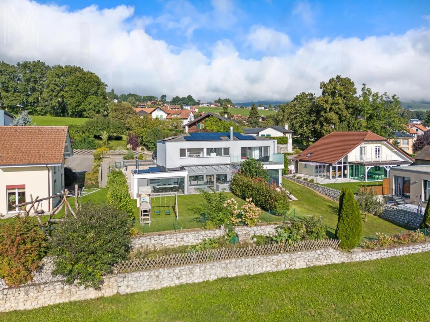 Die Villa Ihrer Träume erwartet Sie, Komfort, Aussicht und Ruhe im Herzen der Gruyère! - Foto 5 von 13