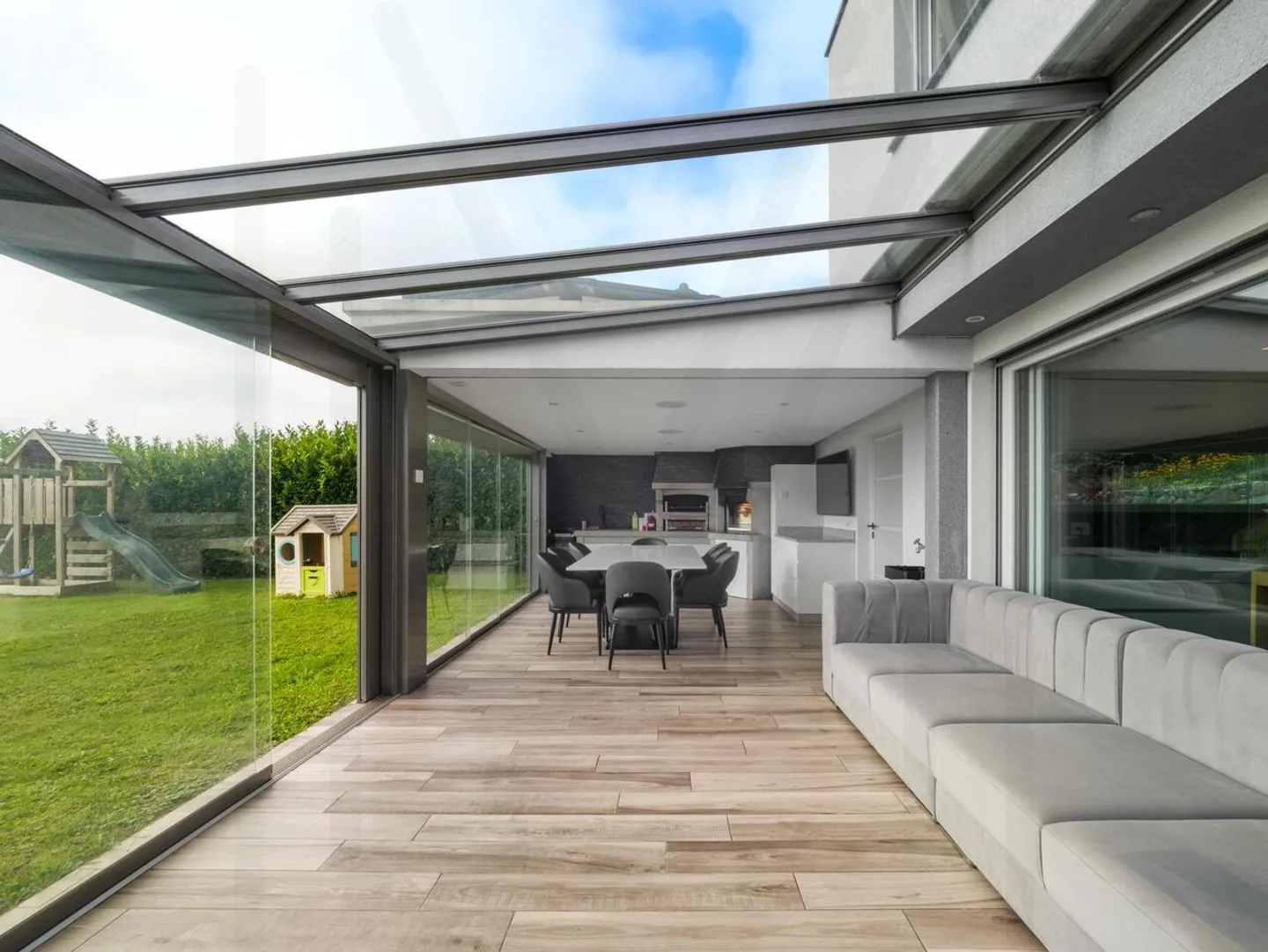 Die Villa Ihrer Träume erwartet Sie, Komfort, Aussicht und Ruhe im Herzen der Gruyère! - Foto 6 von 13
