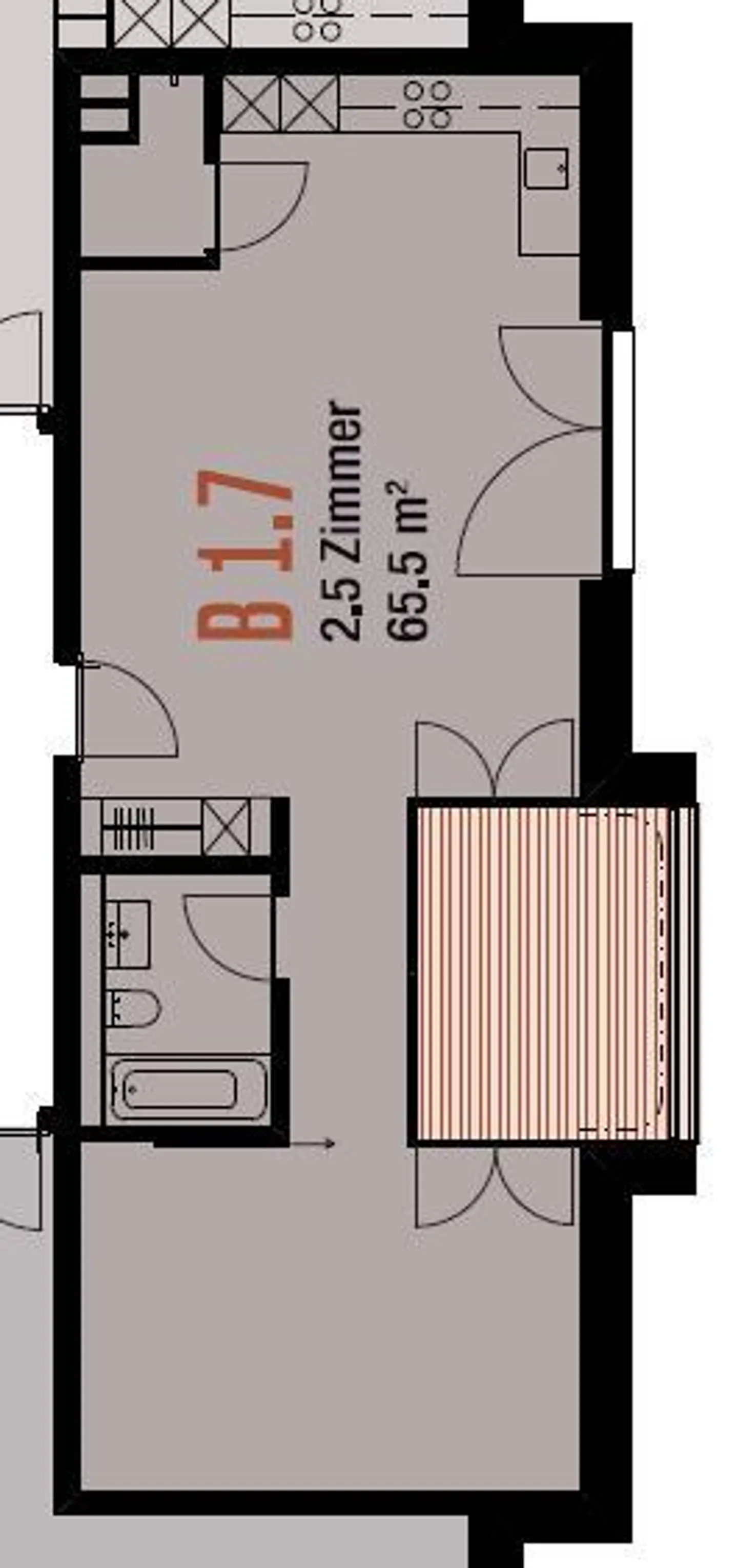Moderno appartamento di 2,5 stanze a Uster - Foto 9 di 10