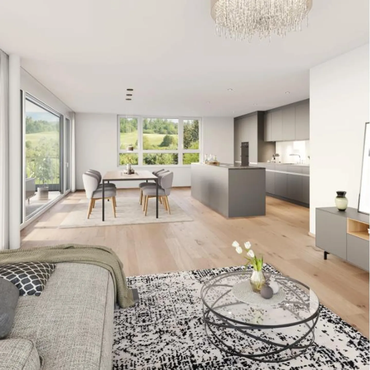 Modernes Penthouse in der Natur - Foto 4 von 10
