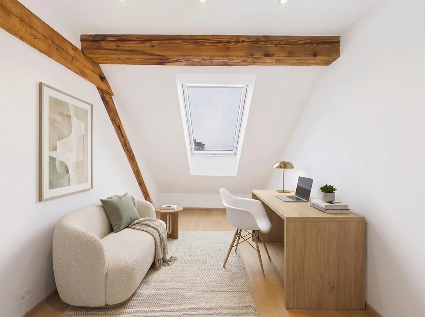 Renoviertes Penthouse mit Balkon - Foto 9 von 13