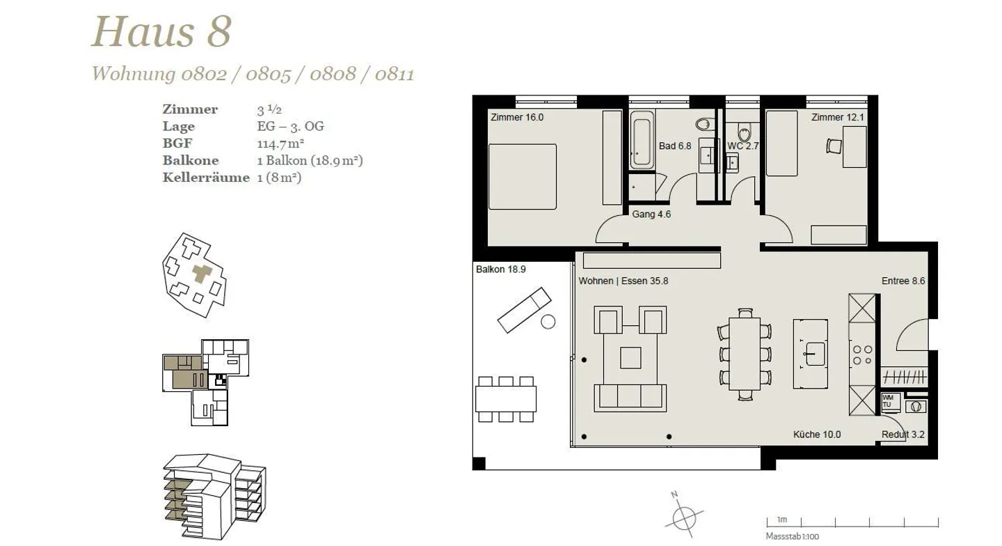 Appartamento spazioso a Kerns - Foto 7 di 7