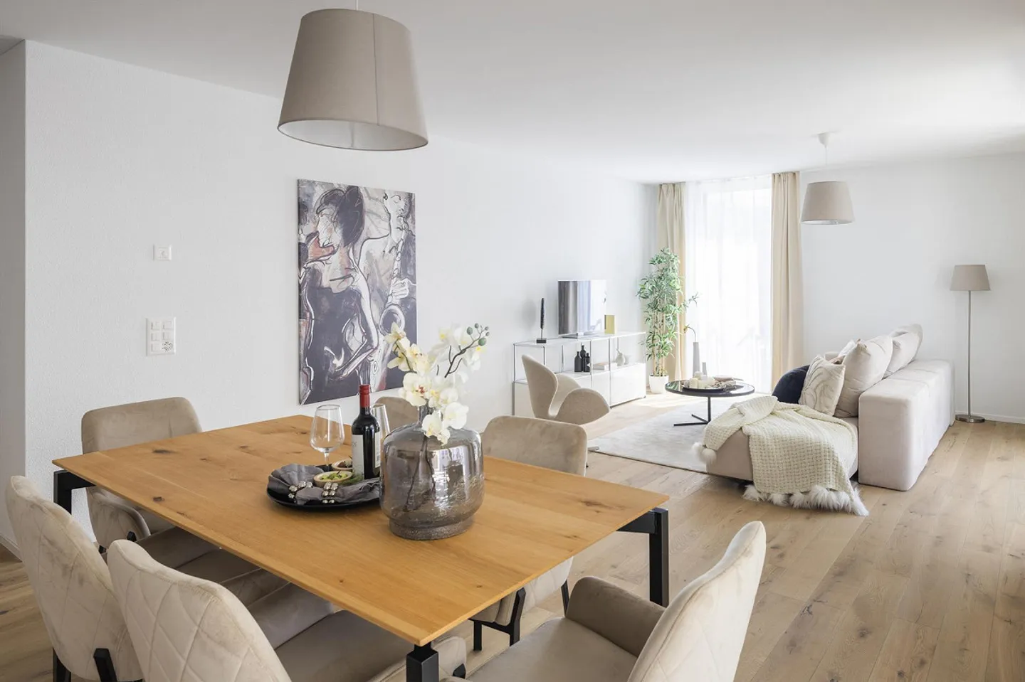 Attic apartment in the "Seewärts" development in Güttingen - Photo 2 of 13