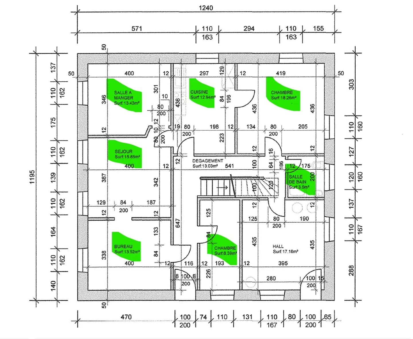 Appartement avec 5,5 pièces, dont 1 chambre séparée, partiellement rénové, disponible immédiatement - Photo 14 sur 16
