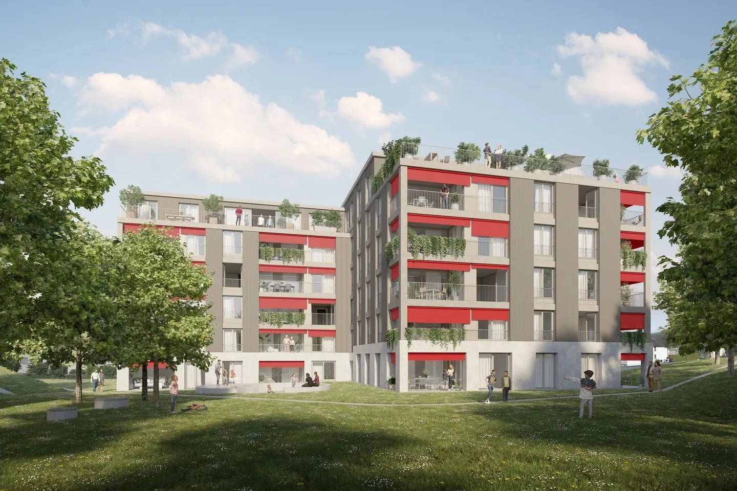 Divers emplacements de stationnement dans le garage souterrain (nouvelle construction) à louer - Photo 1 sur 2