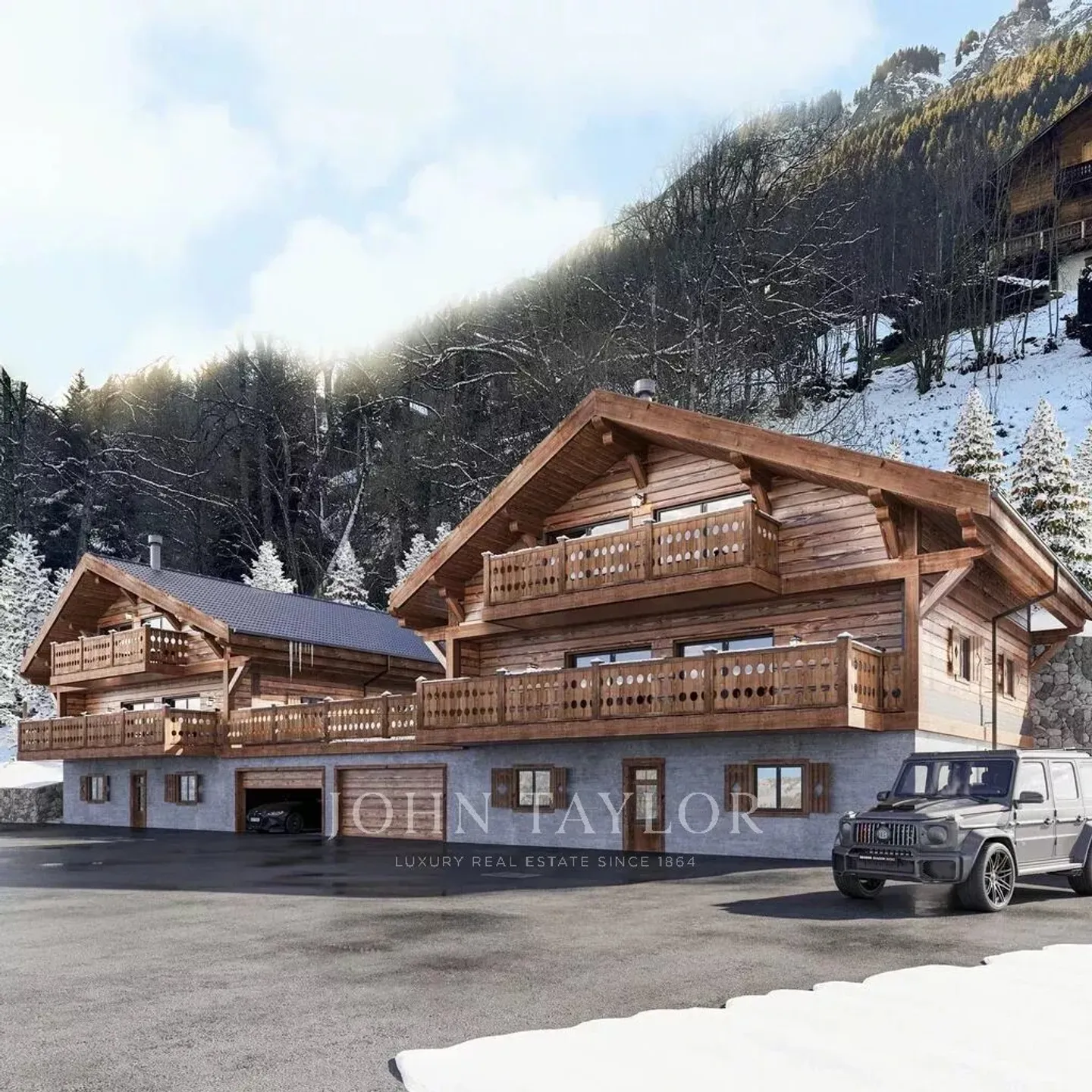 Chalet eccezionali in vendita a Champéry su progetto - Foto 2 di 11