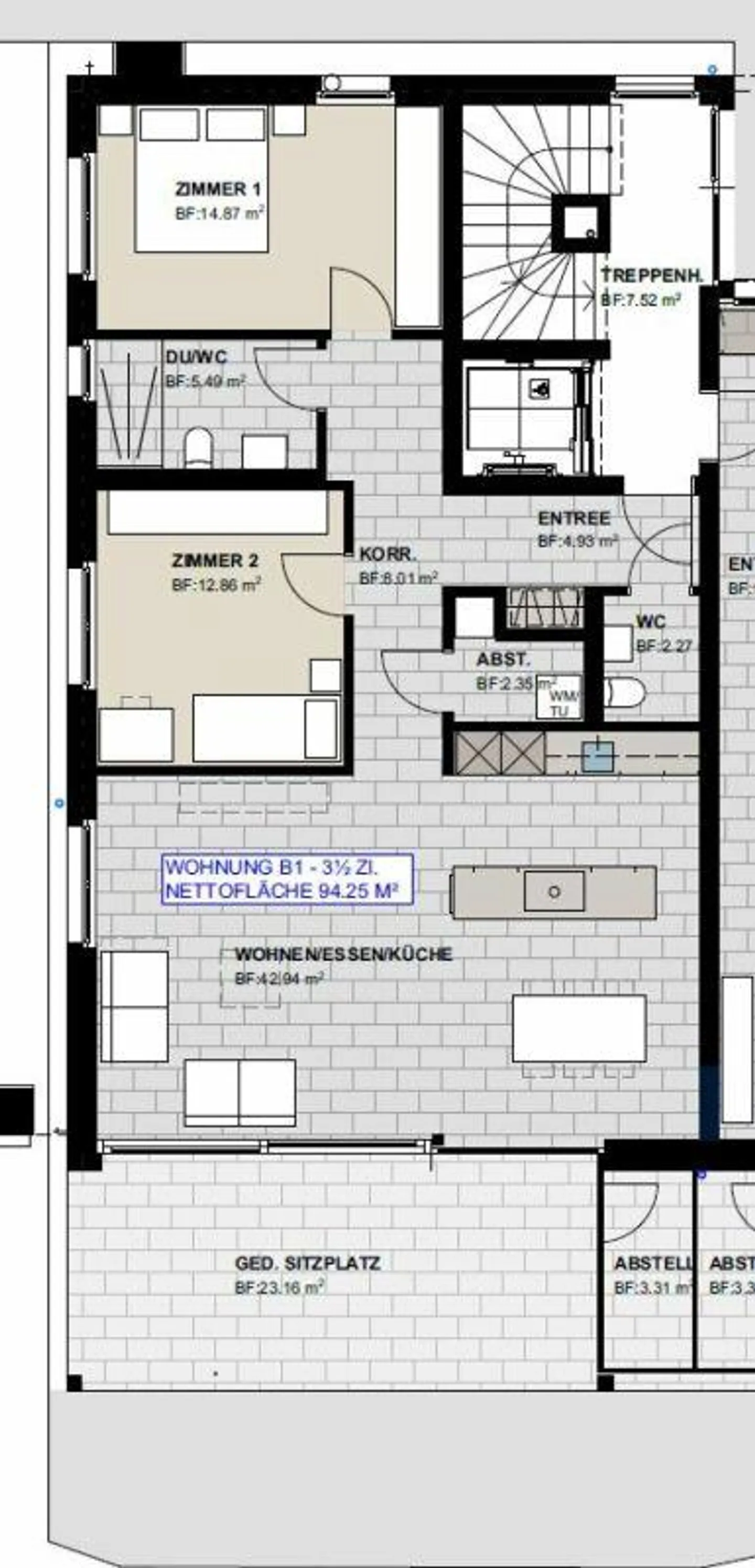 Appartement moderne dans le WYGÄRTLI Tägerwilen - Photo 7 sur 8