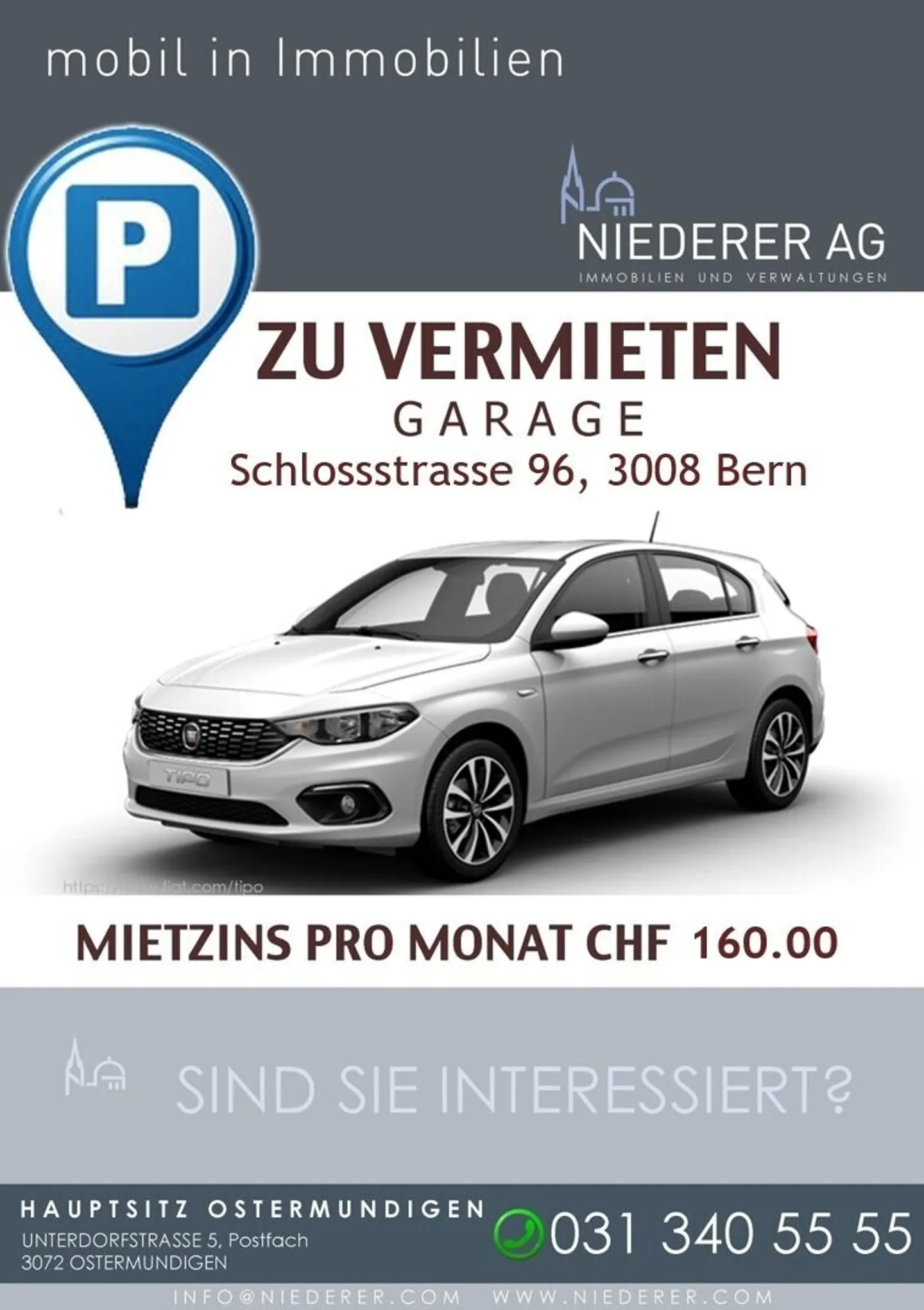 Single garage box for CHF 160.00 - Photo 1 of 2