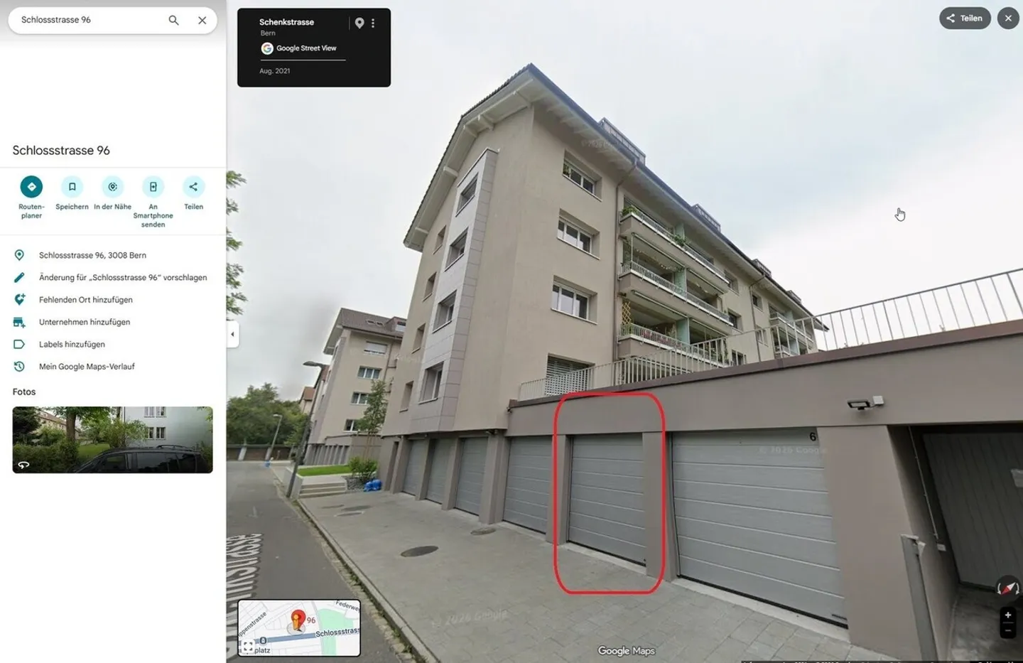 Single garage box for CHF 160.00 - Photo 2 of 2