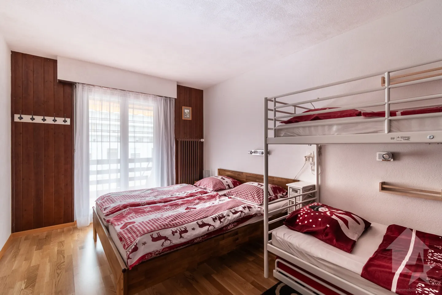Torgon, renovierte Duplexwohnung mit 3,5 Zimmern im Gebäude "La Serve" - Foto 6 von 19