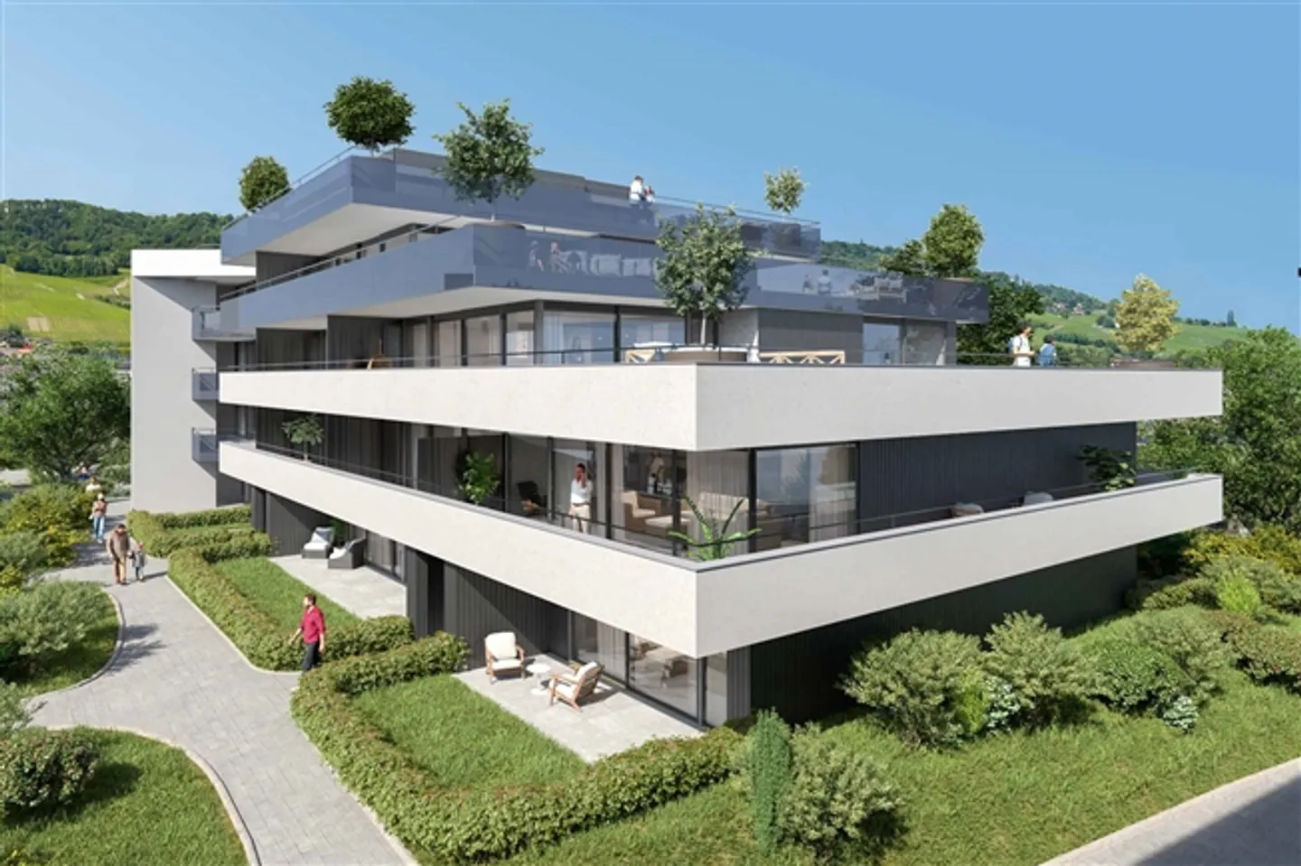 Nouvel appartement de 3,5 pièces avec de magnifiques vues dégagées sur le lac - Photo 7 sur 7