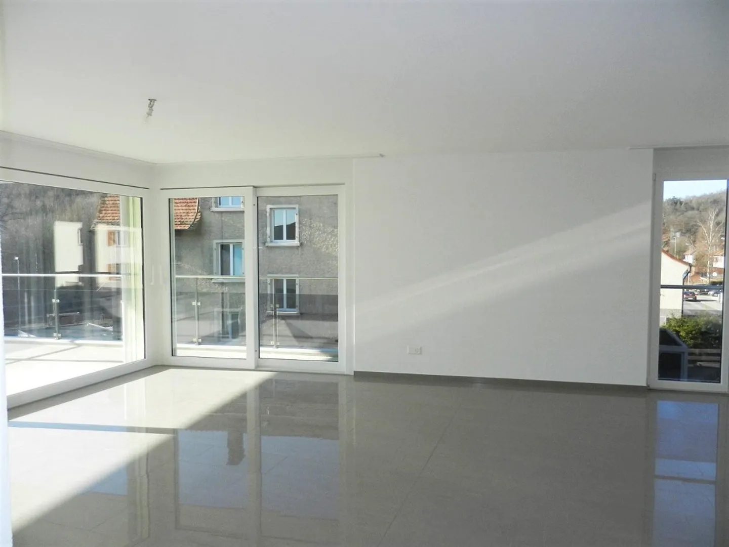 Appartement spacieux avec terrasse ensoleillée à Neuhausen - Photo 3 sur 8