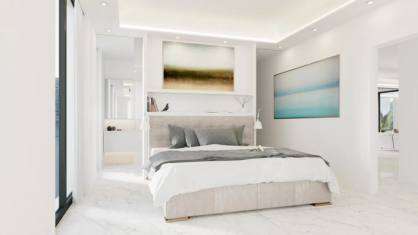 Luxury penthouse 4.5 rooms with lake view in Bissone - Photo 6 of 8