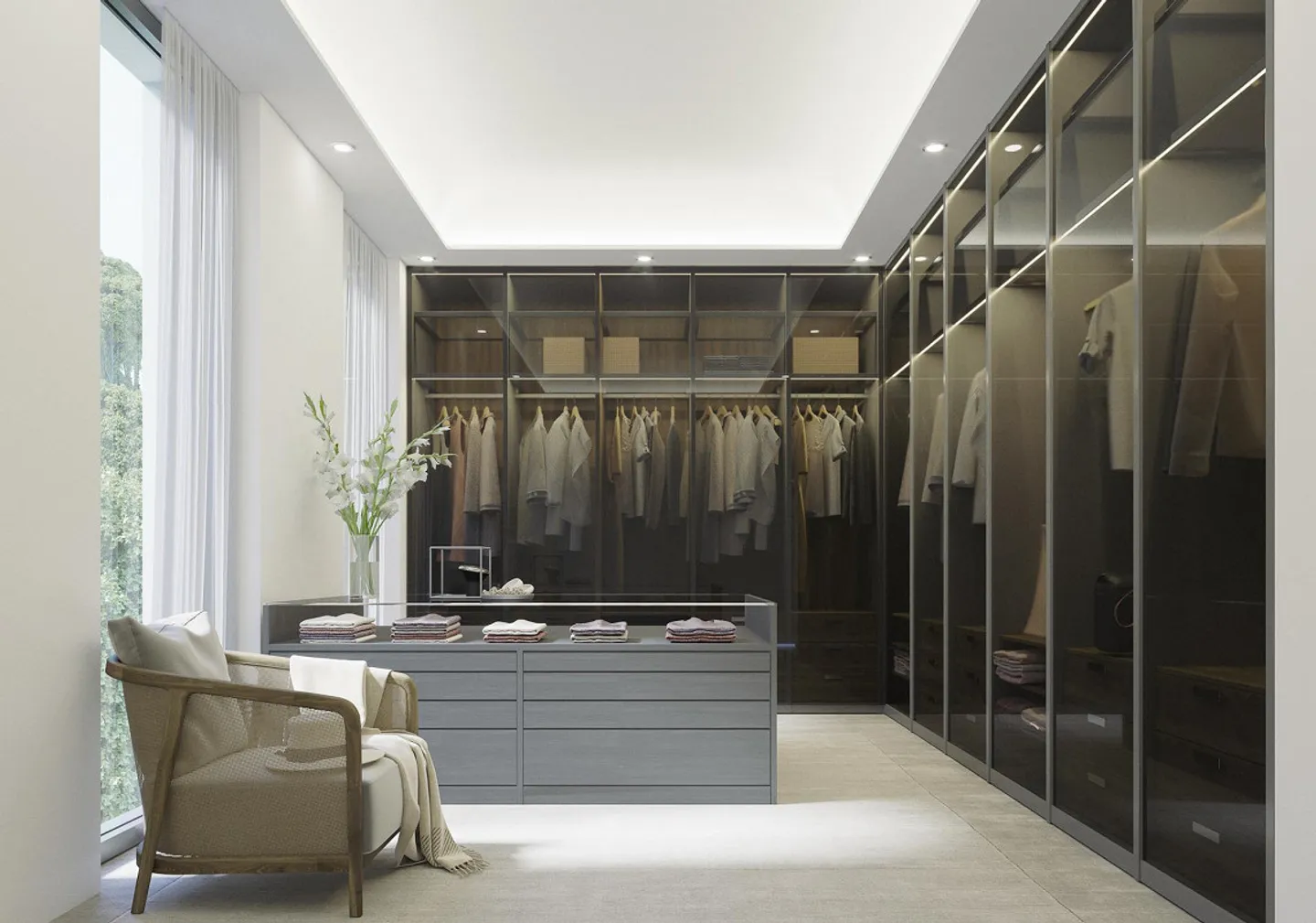 Luxury penthouse 4.5 rooms with lake view in Bissone - Photo 7 of 8