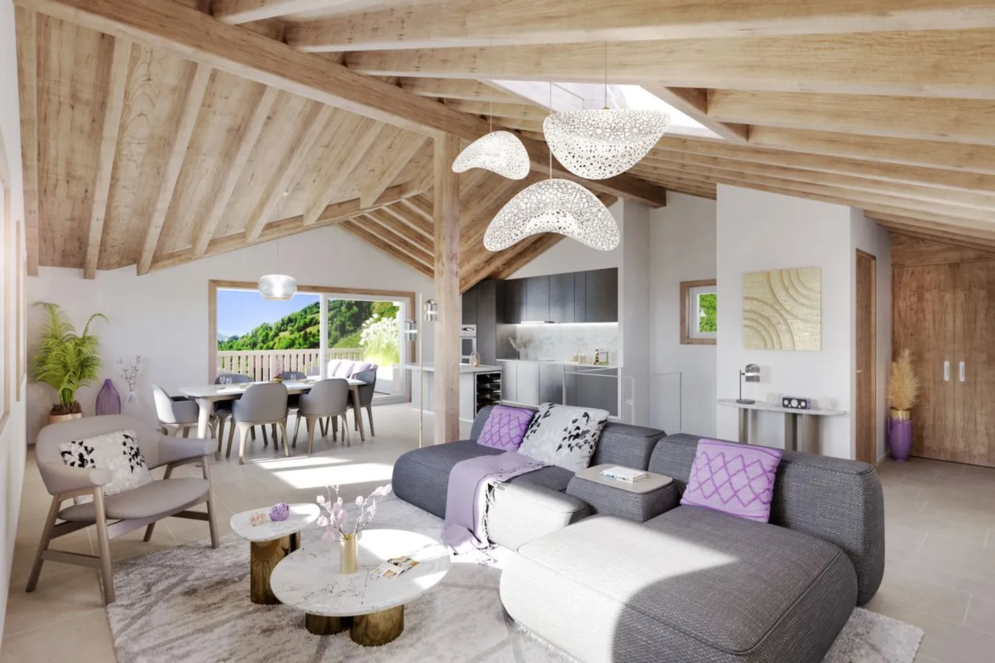 "Nouvelle Promotion à Val d'Illiez - Chemin de la Fenaison lot ""A""" - Photo 1 sur 3