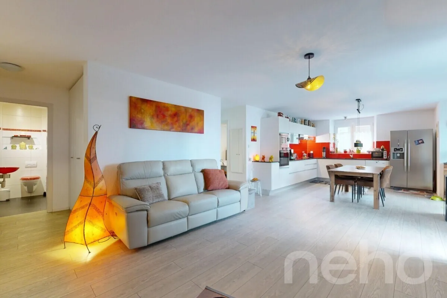 Wunderschöne 3.5 Zimmerwohnung im Zentrum von Gletterens - Foto 4 von 11