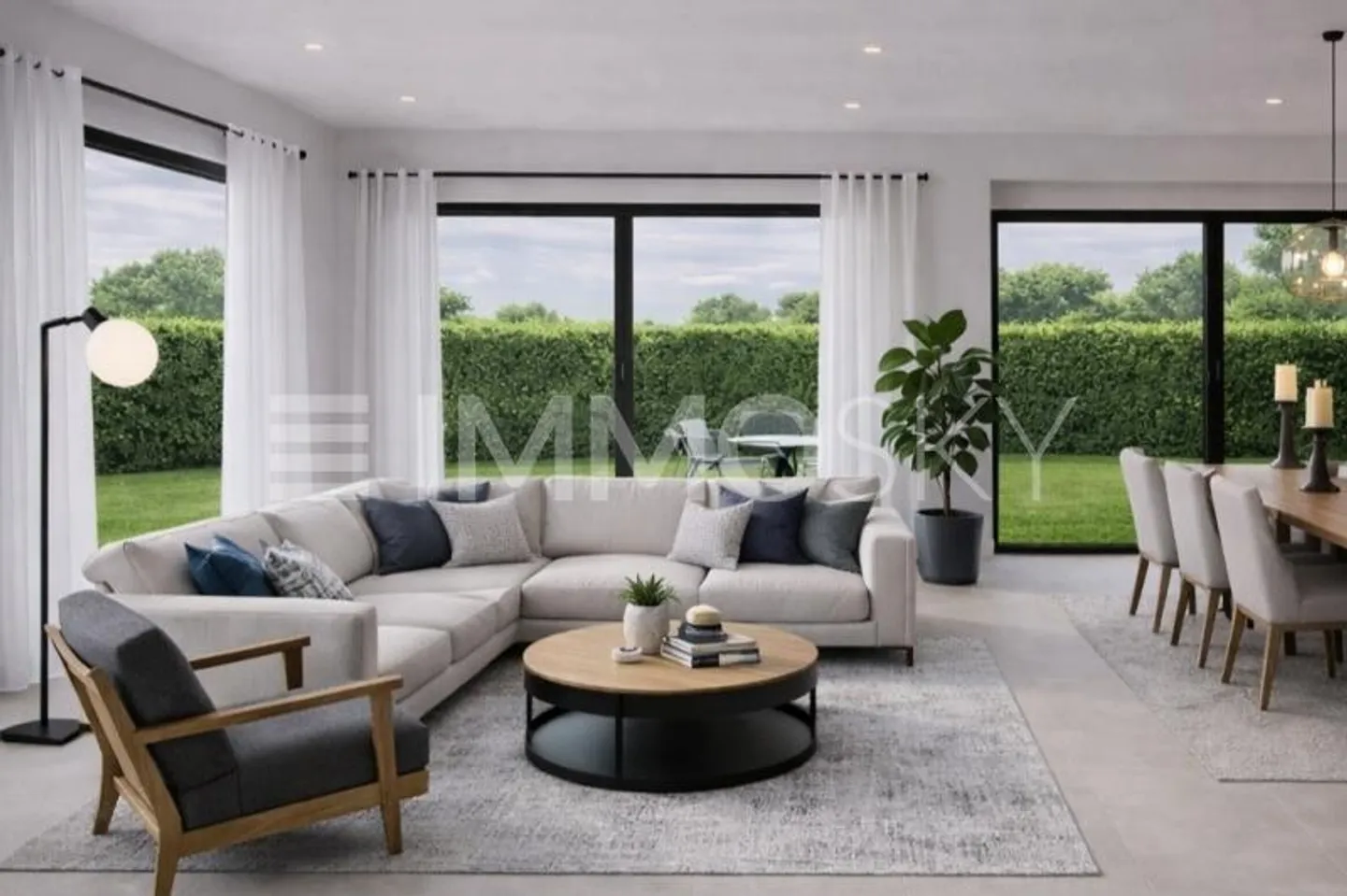 Villa Jumelée Contemporaine - Photo 2 sur 7