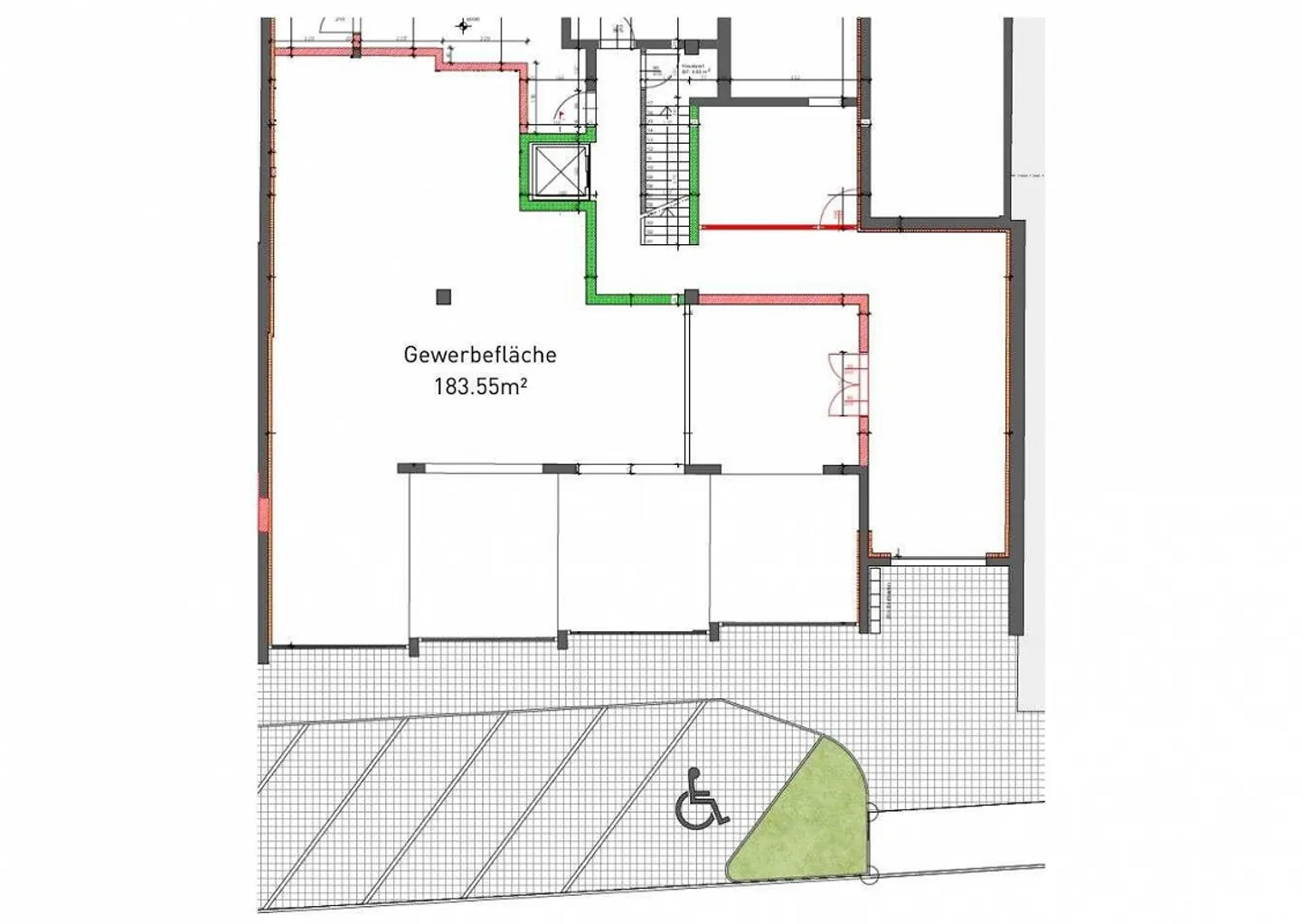 Spazio commerciale rappresentativo con grandi vetrine - Foto 7 di 7