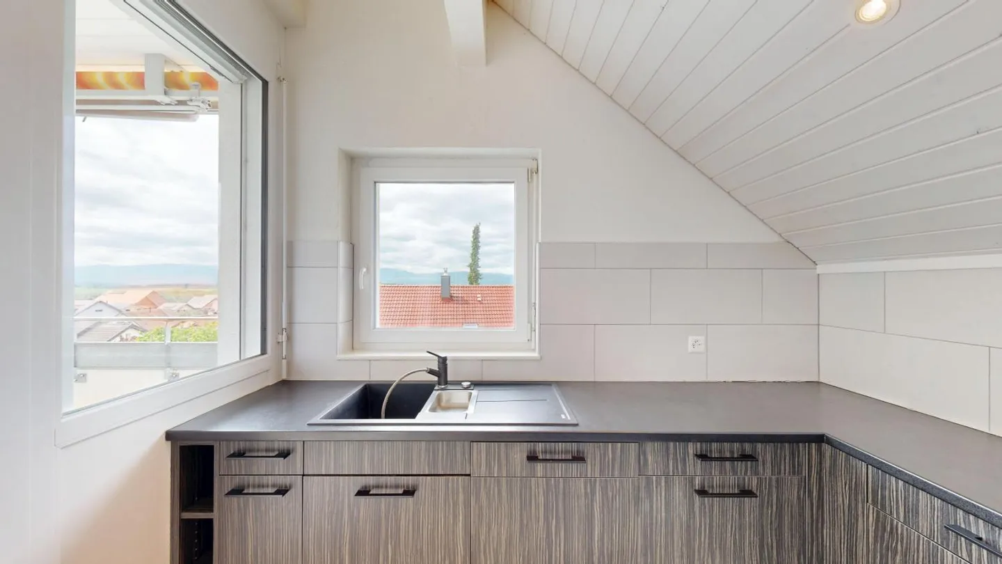 Wunderschöne 5-Zimmer-Penthouse-Wohnung in Goumoens-la-Ville - Foto 3 von 10