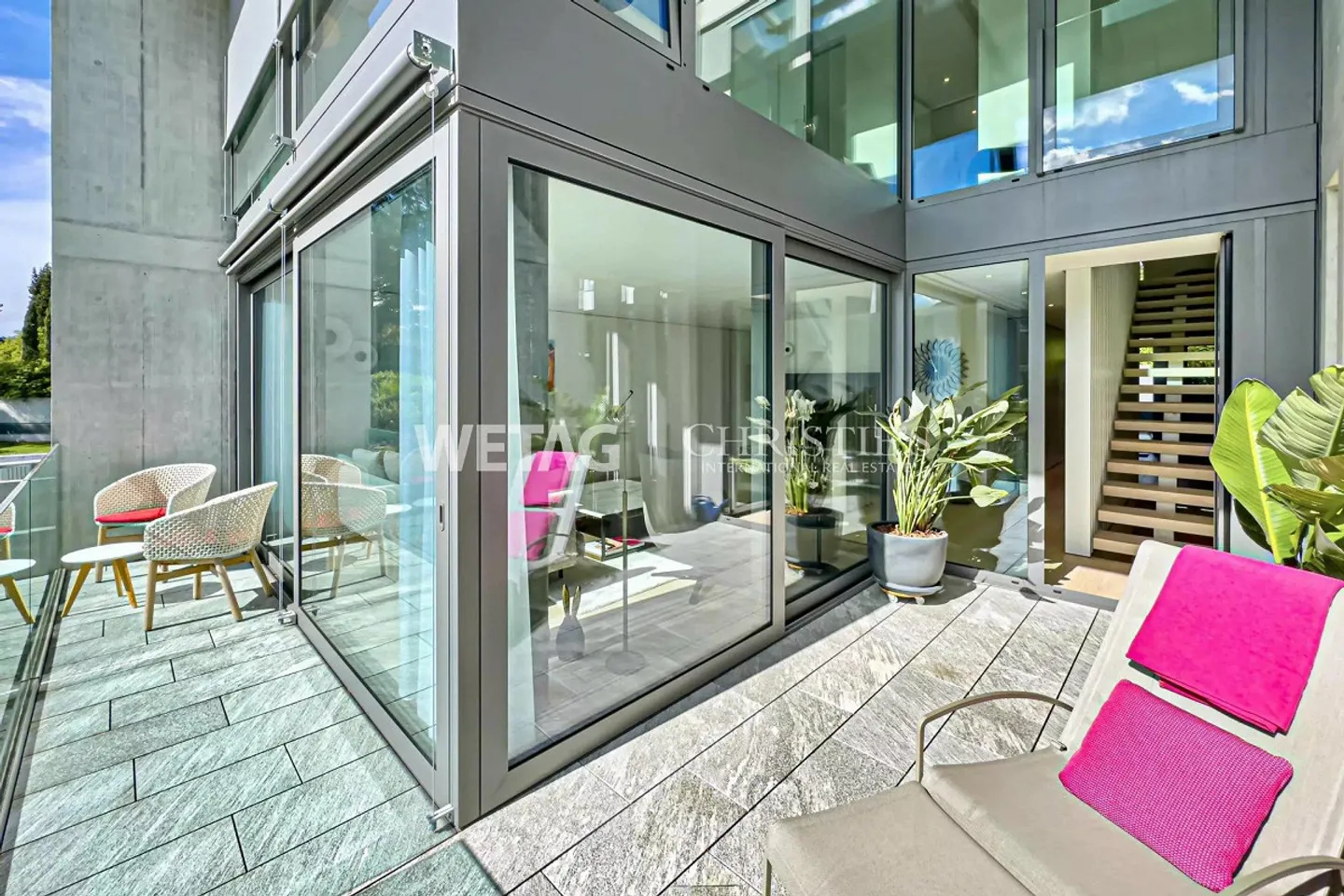 Collina d'Oro-Gentilino: élégante villa en terrasse avec jardin privé à vendre - Photo 8 sur 10