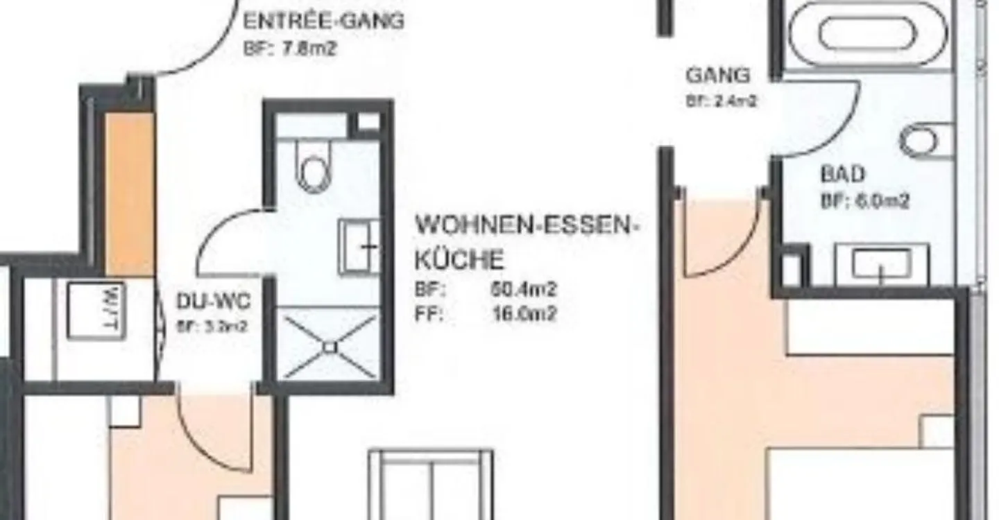 Modernes Apartment mit Komfort - Foto 7 von 7