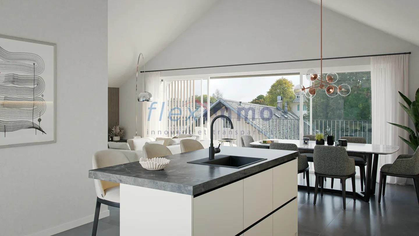 Duplex mit Terrasse in Saint-Cergue - Foto 5 von 9