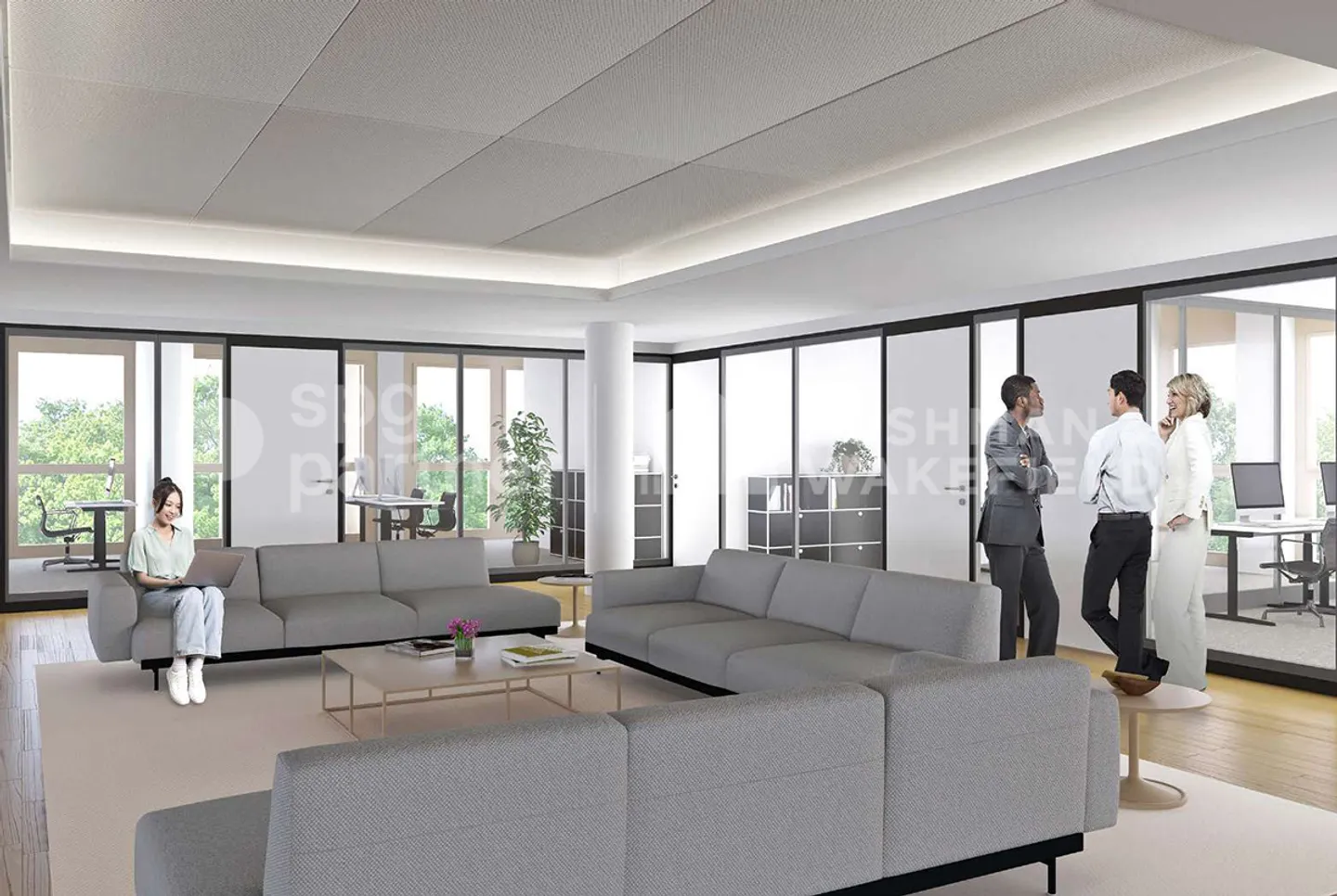 EQUINOXE - Maßgeschneiderte Büroflächen mit Panoramadachgarten - Foto 5 von 7