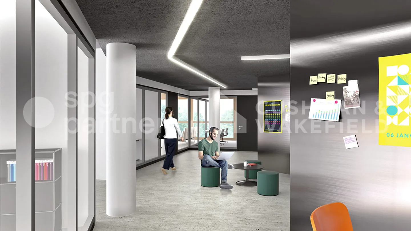 EQUINOXE - Maßgeschneiderte Büroflächen mit Panoramadachgarten - Foto 6 von 7