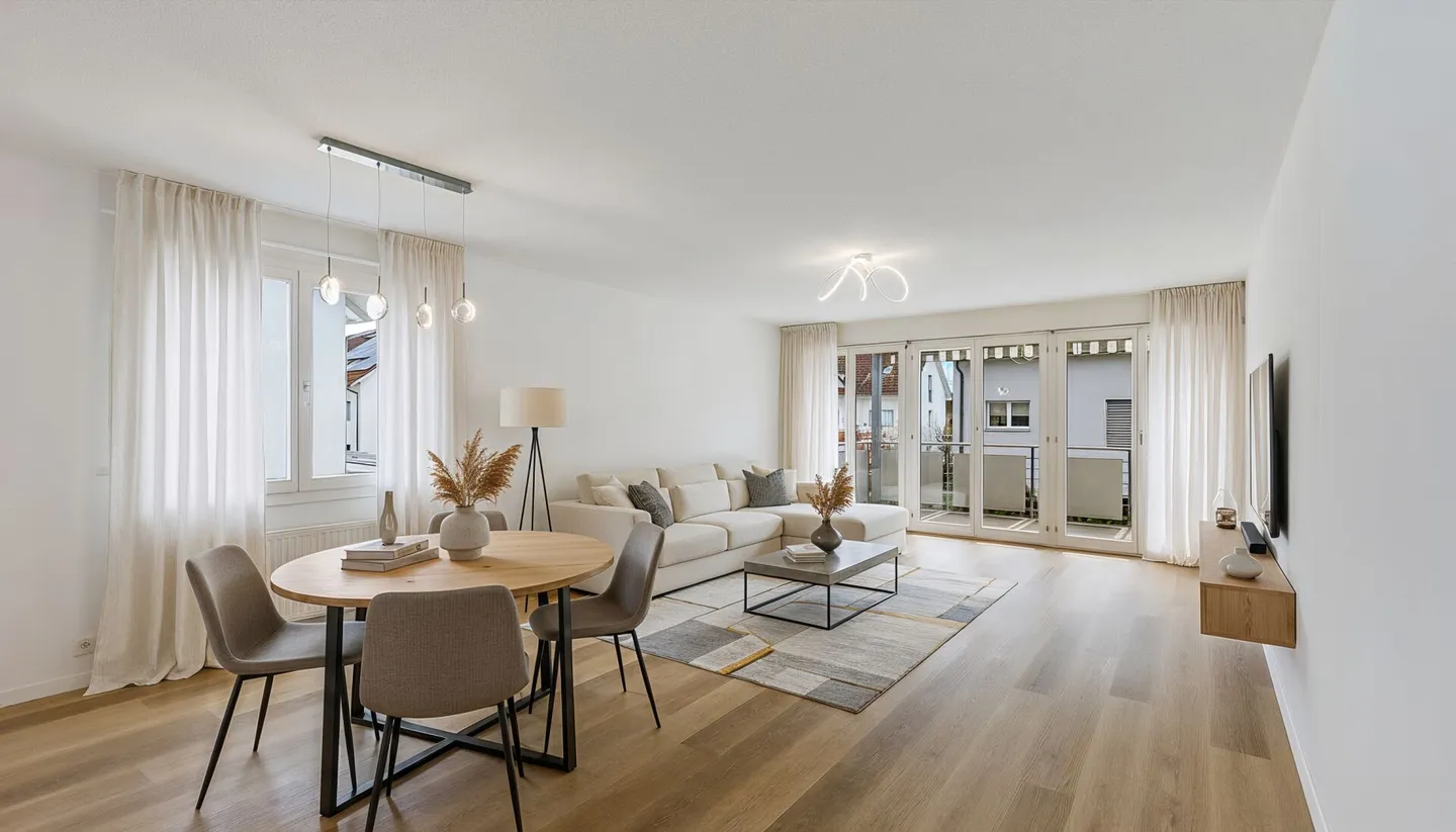 Bright living happiness with sunny south-facing balcony in Brüttisellen - Photo 1 of 13