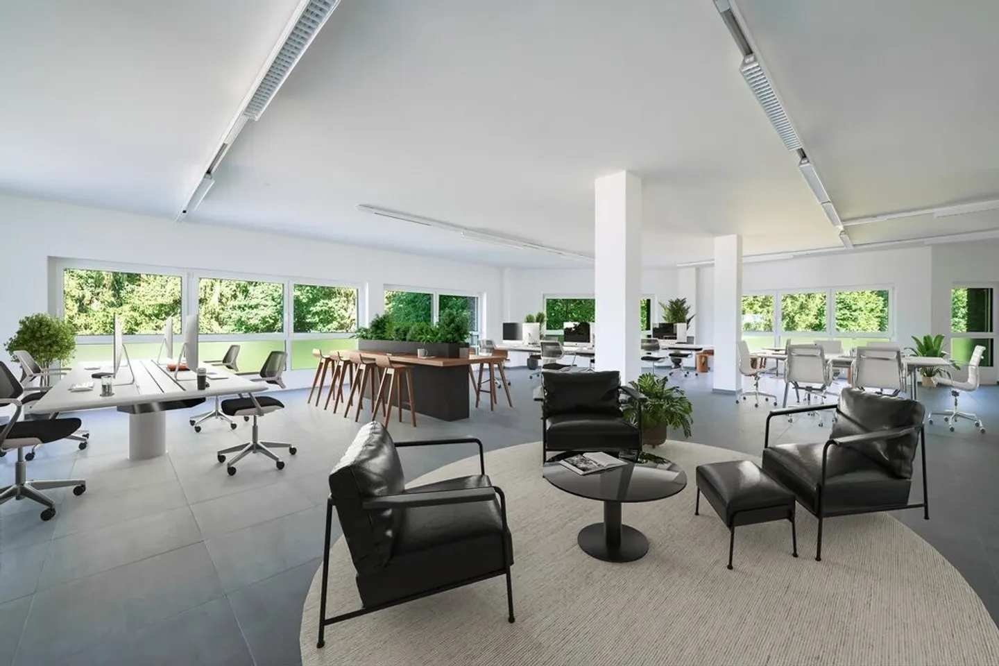 178m2 Bürofläche teilbar in Saint-Légier - Foto 1 von 8