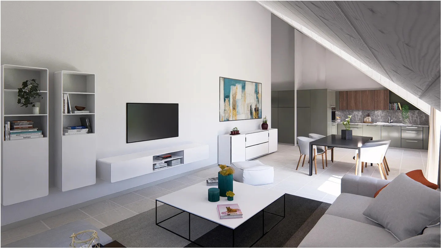 Neues 3,5-Zimmer-Apartment im Herzen von Oron-la-Ville - Foto 2 von 7