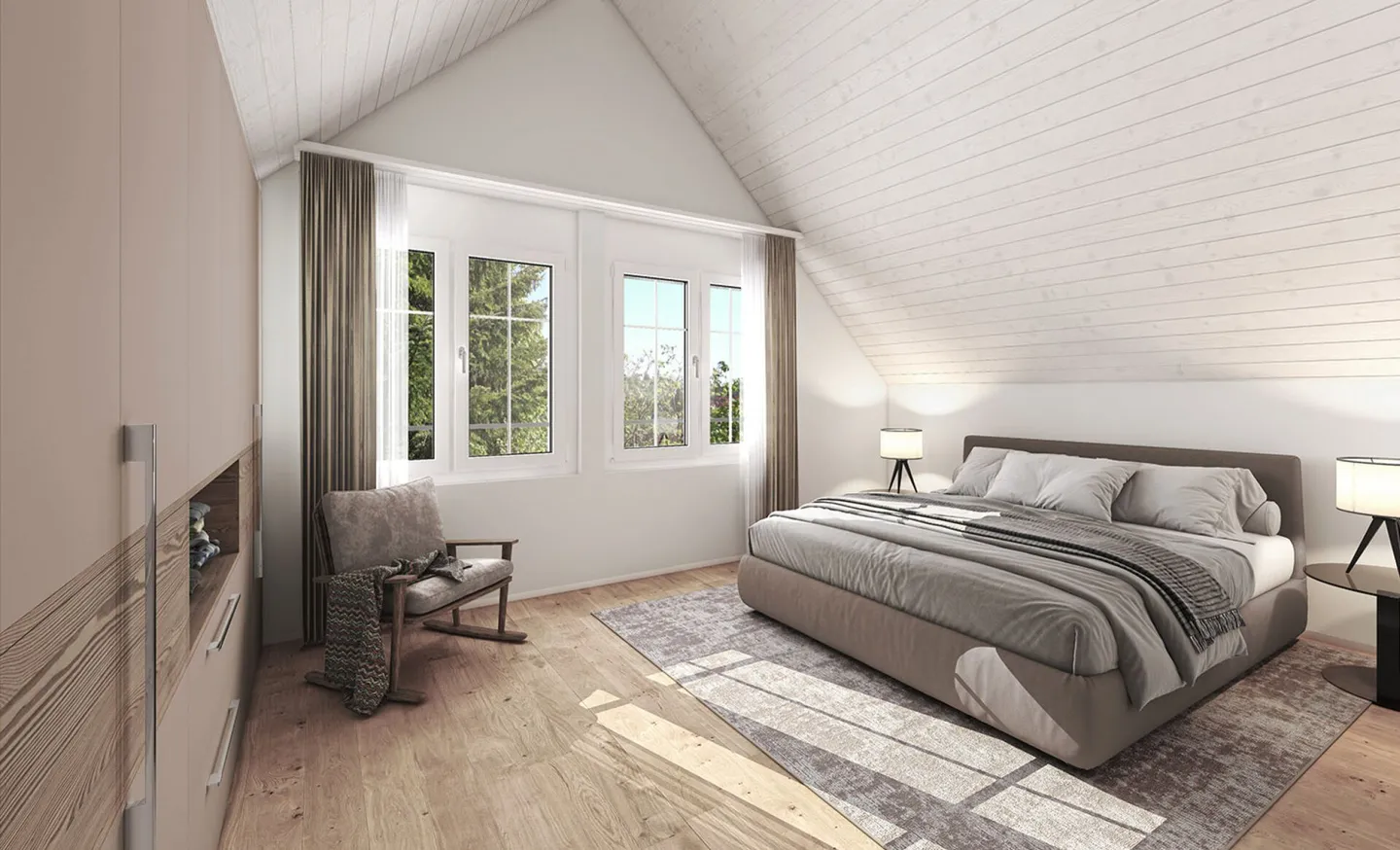 Nouveau projet de construction «Zum Ghöch», Spacieux penthouse de 4,5 pièces - Photo 2 sur 4