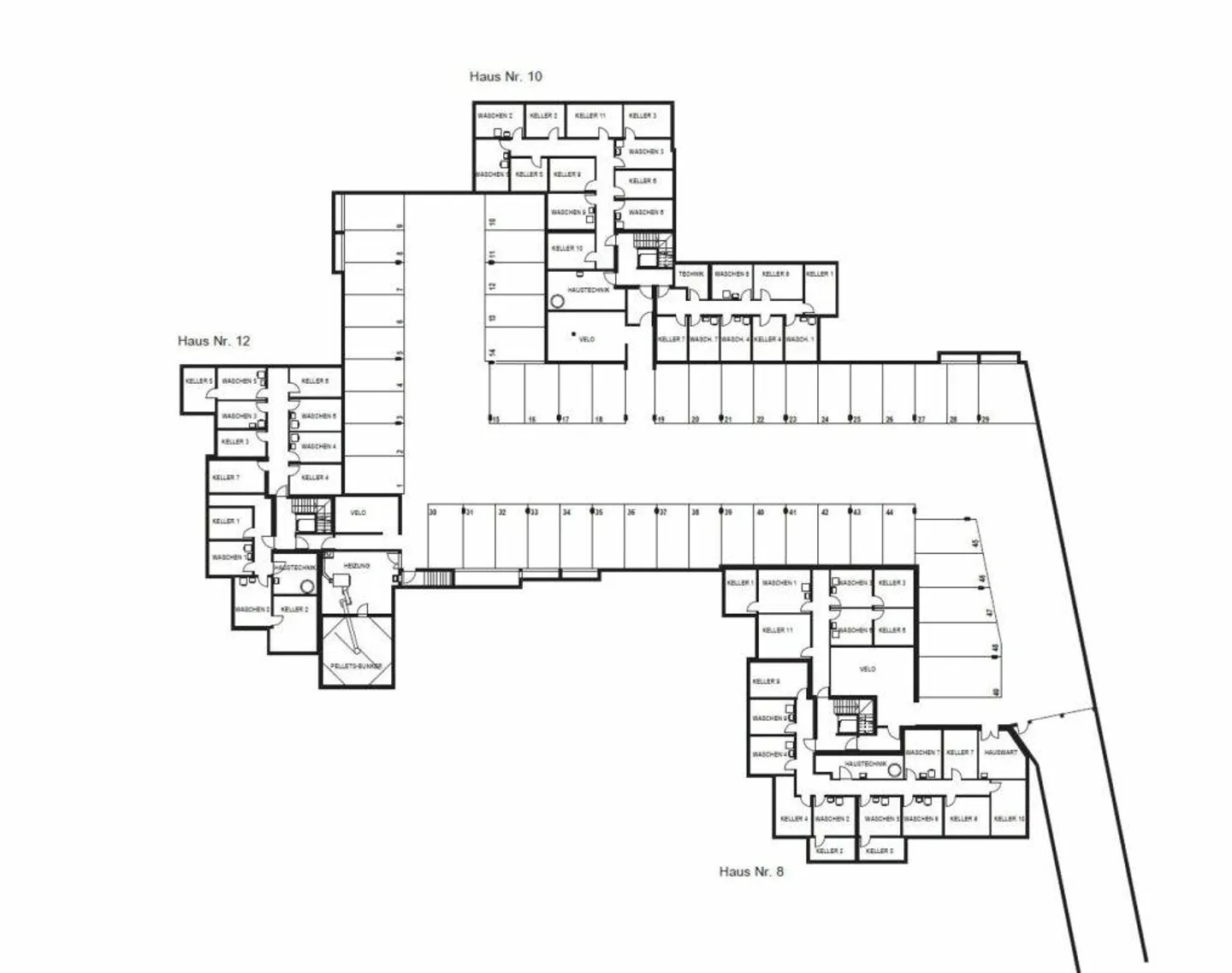 Posto auto sotterraneo in affitto vicino alla stazione ferroviaria - Foto 4 di 4