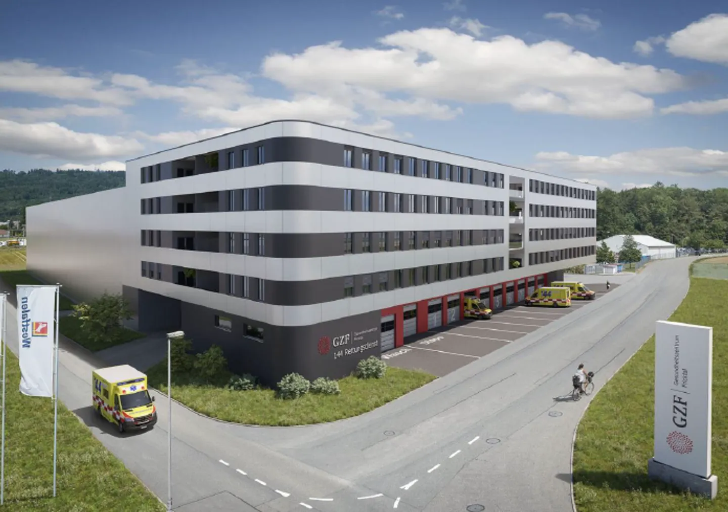 Spazio moderno per uffici, commercio, laboratori a Eiken - nuova costruzione 2027 - Foto 1 di 6