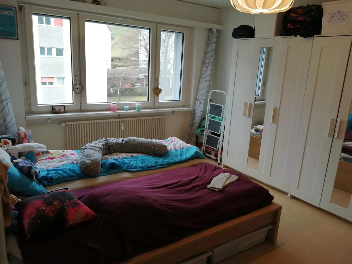 Appartamento luminoso e tranquillo di 3 stanze di 72 mq con vista sul verde - Foto 6 di 10