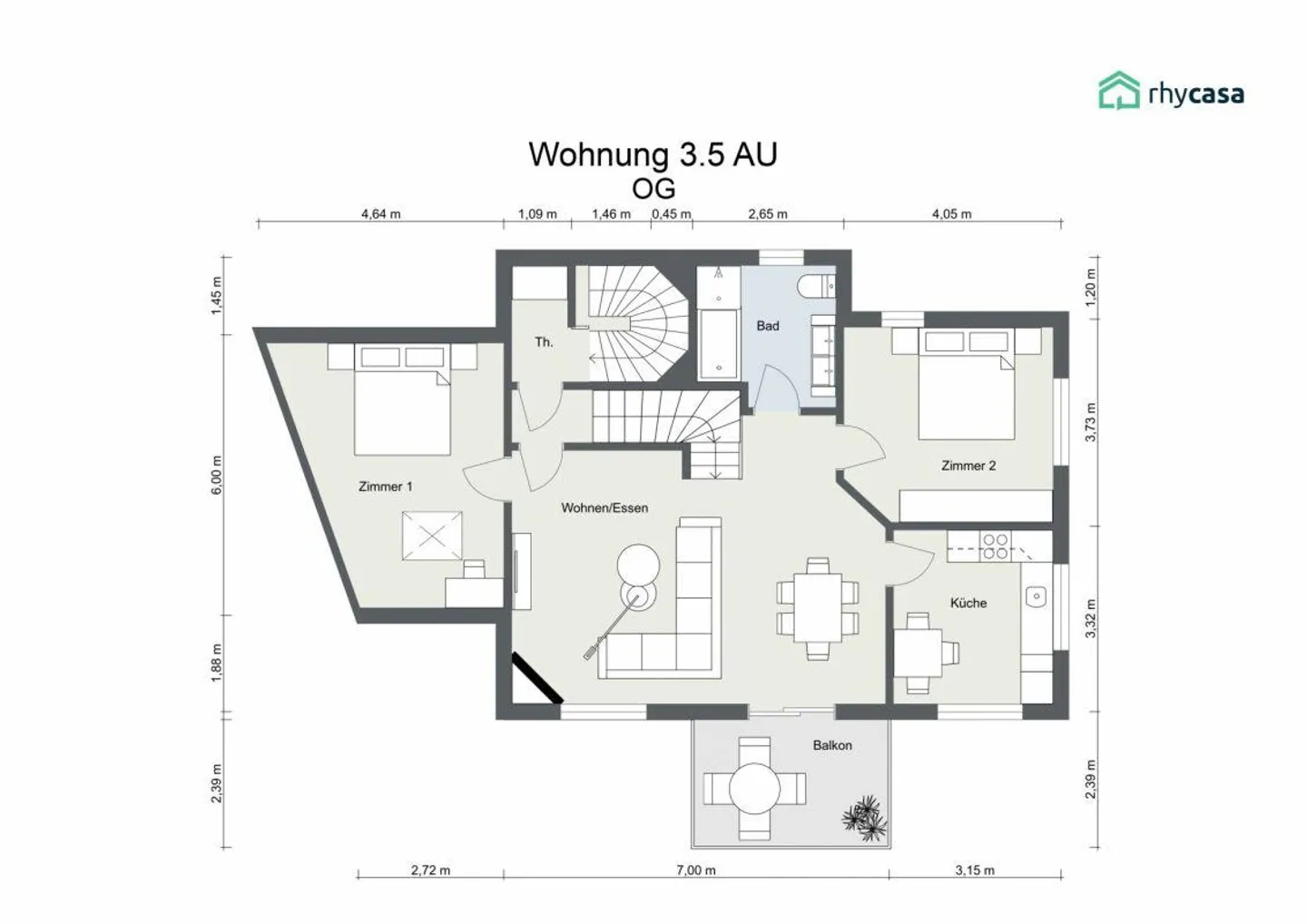 Prime Location - Sunny 3.5 Room Apartment - Photo 11 of 12
